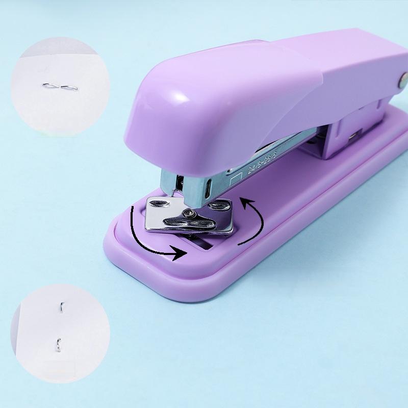 Mini Manual Desktop One Finger Stapler 4