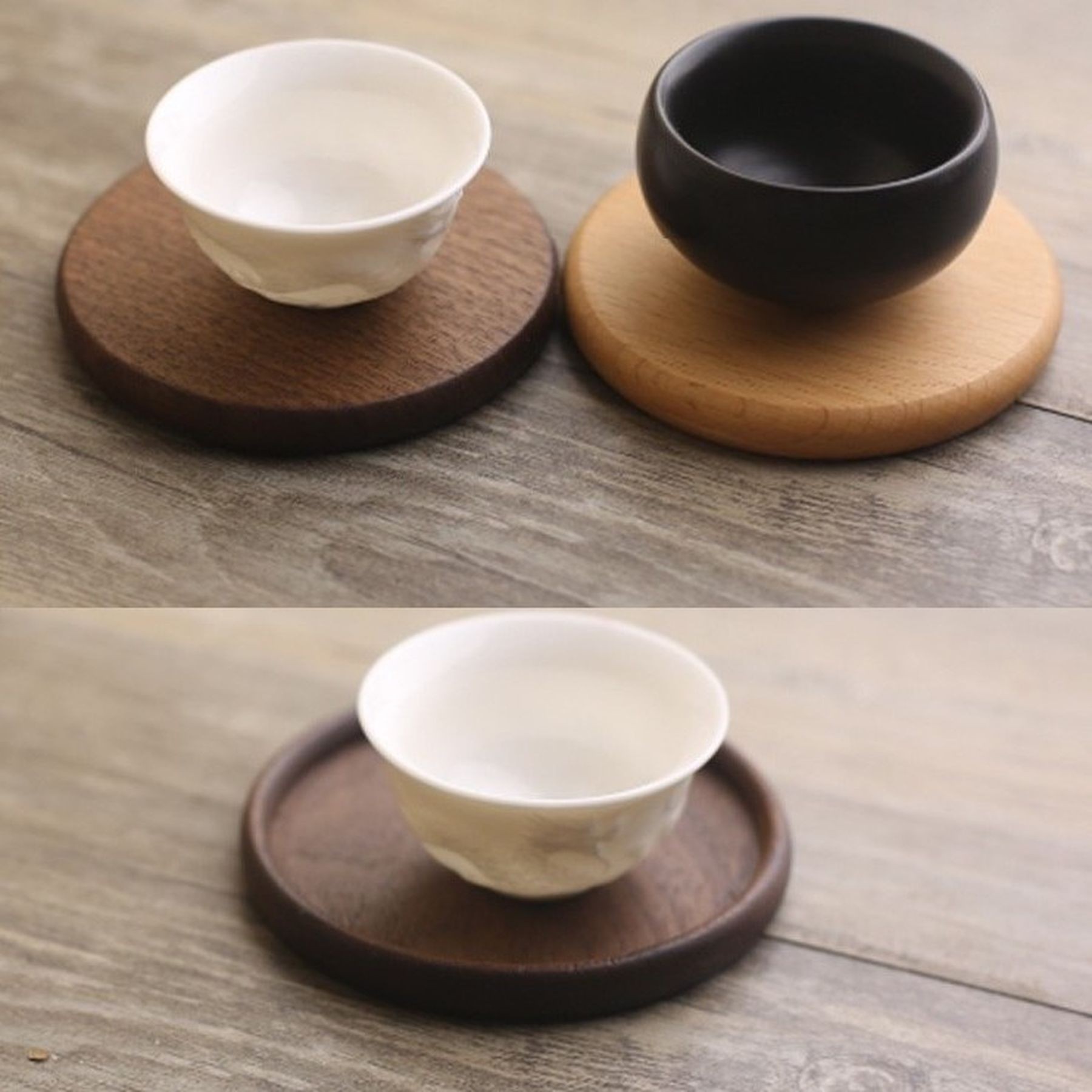 Natural Beech Wood Coaster 3