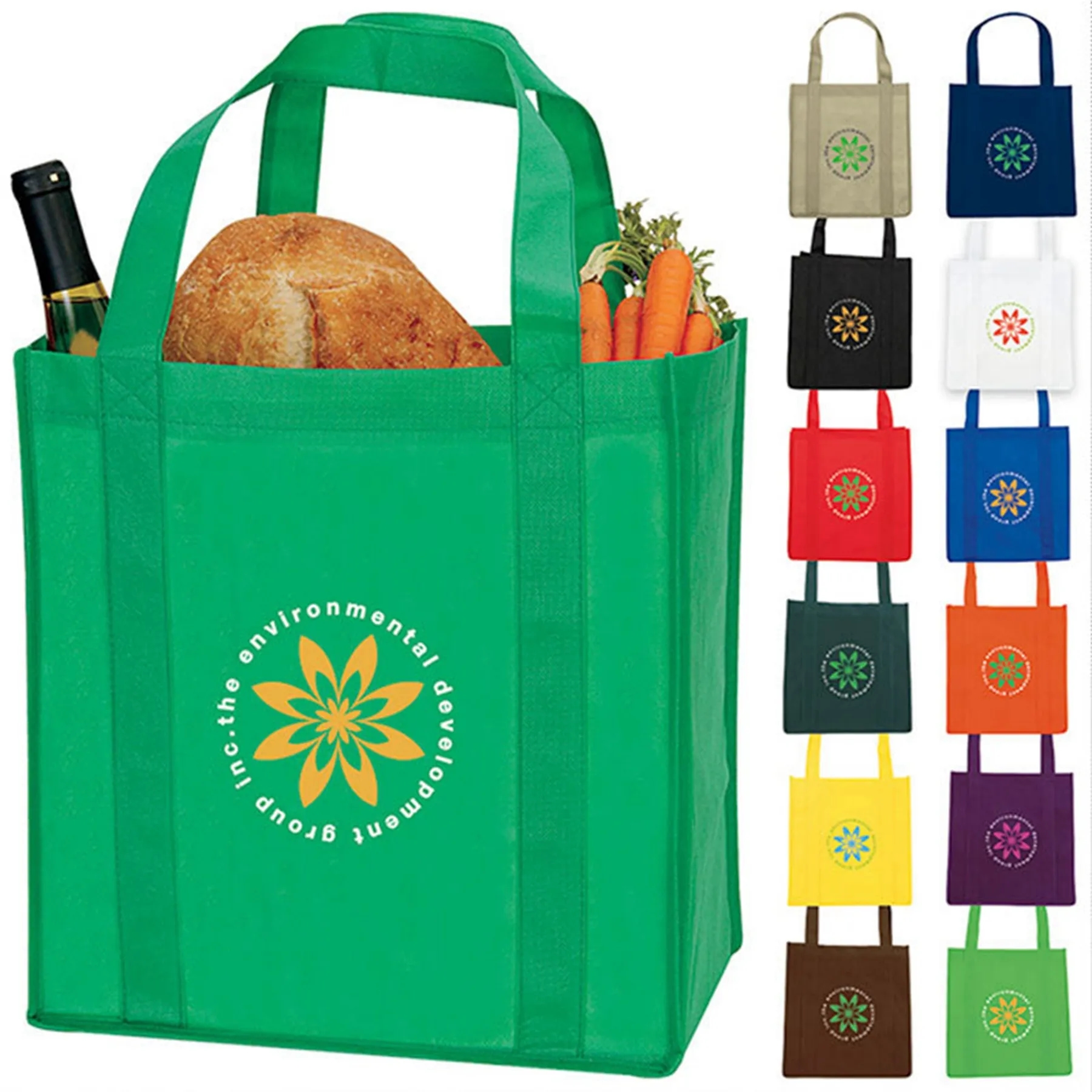 Large Non-Woven Grocery Tote Bag 13