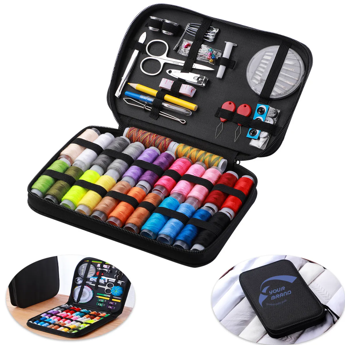 Beginners Starters Needles Thread Case Organizer Sewing Kit 2