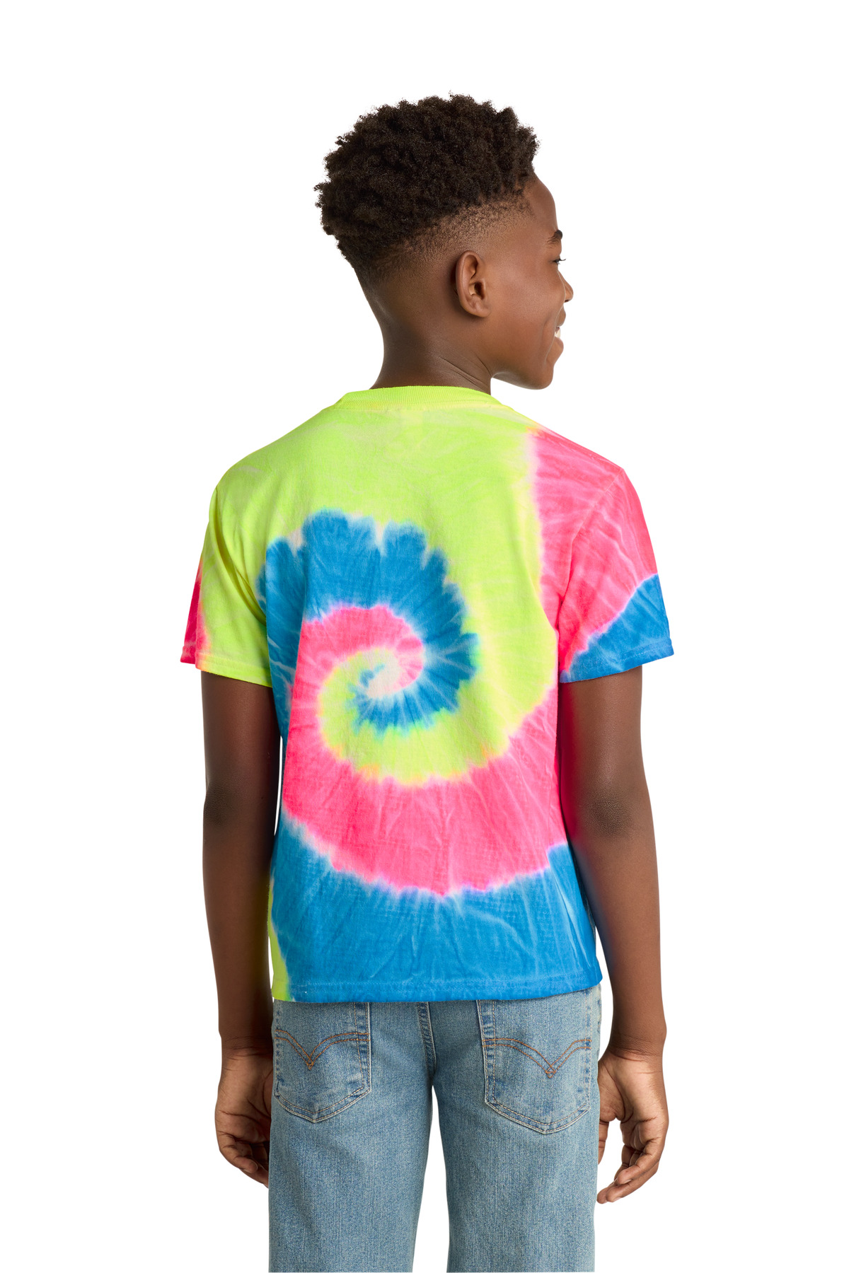 Port & Co Youth Tie-Dye Tee. PC147Y 90