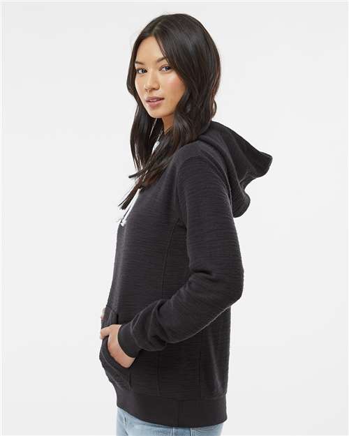 Women's French Terry Sport Lace Scuba Hooded Sweatshirt - 8694 2