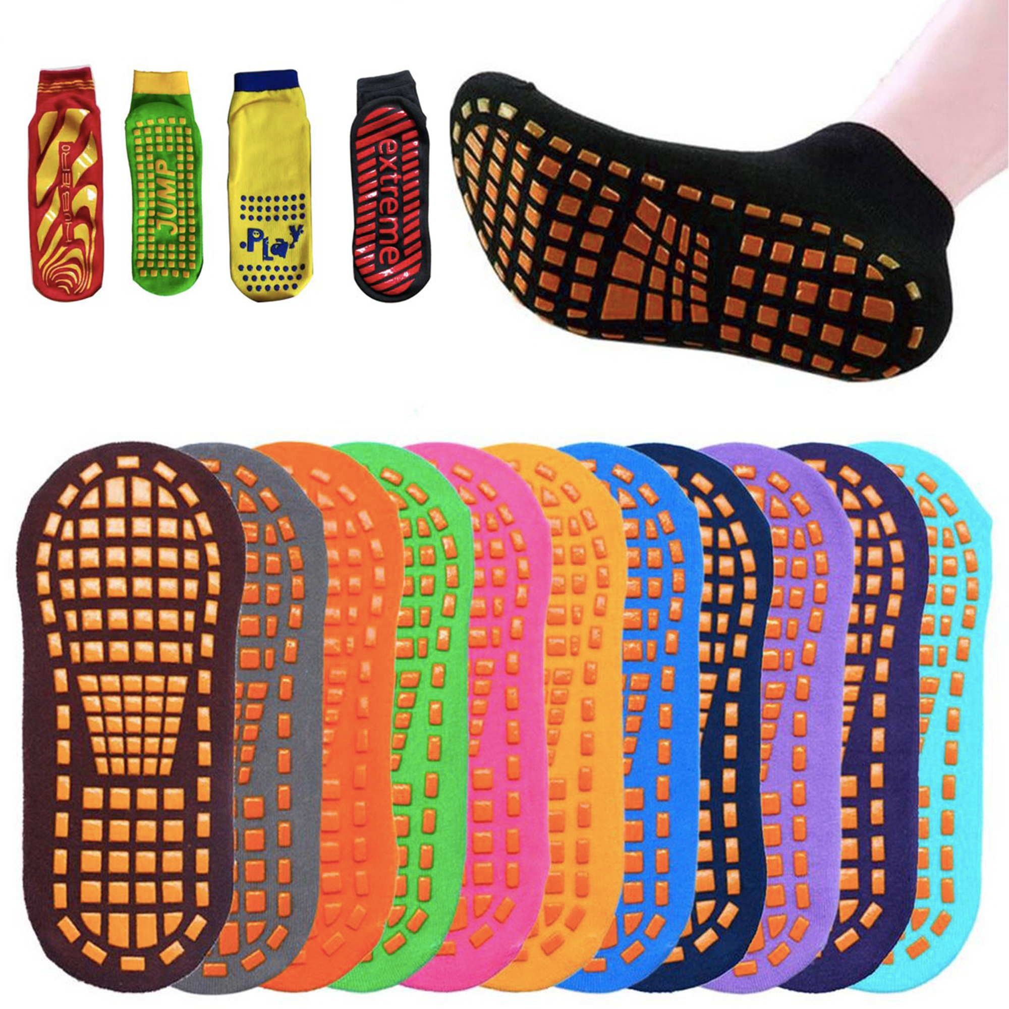 Trampoline Non Slip  Floor Socks