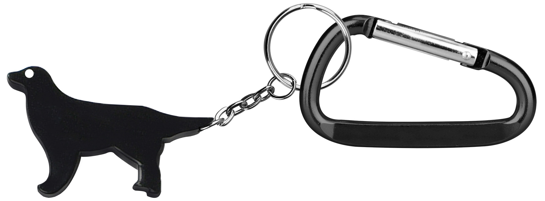 Dog Shape Bottle Opener Key Chain & Carabiner 3