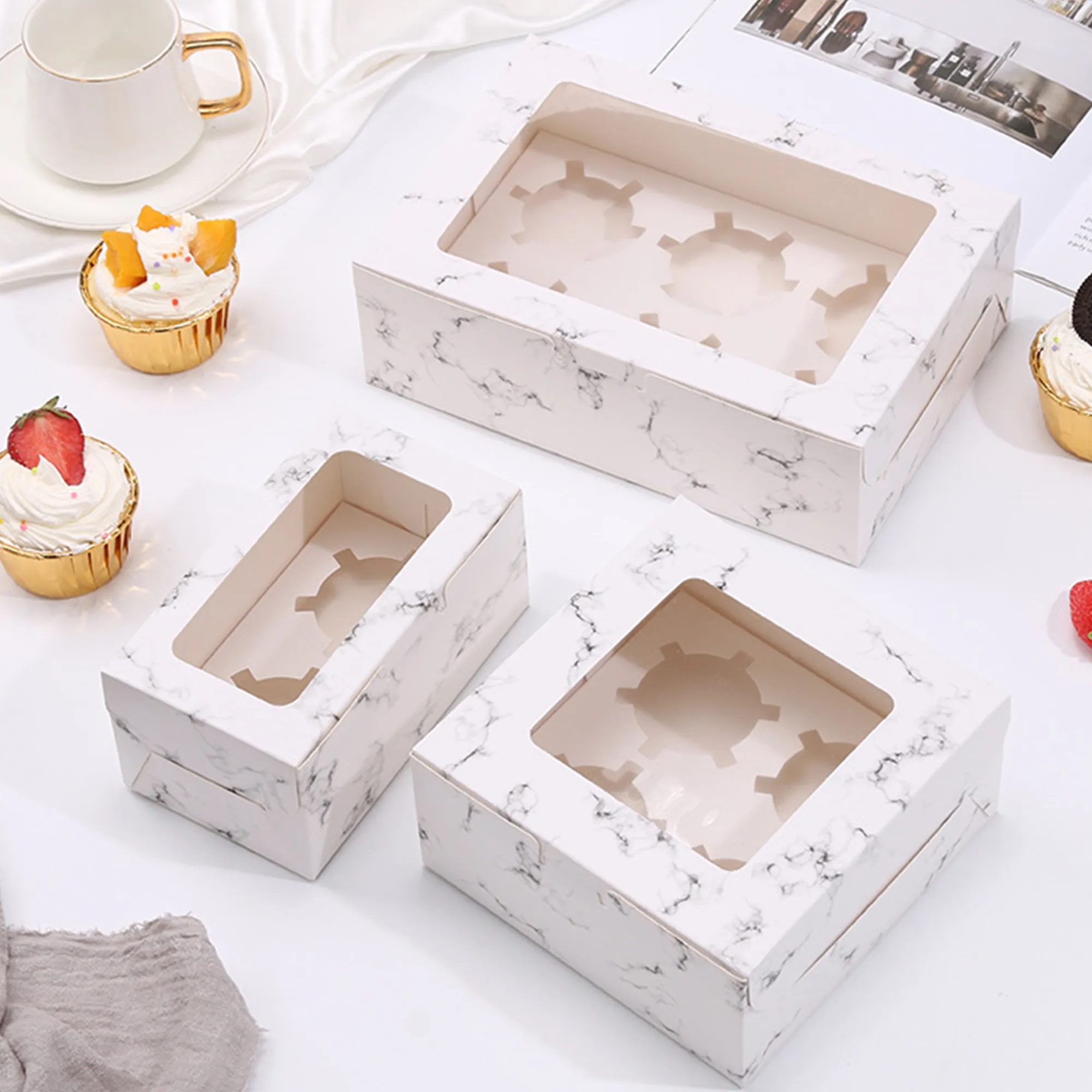 Cupcake Box With Clear Window 4