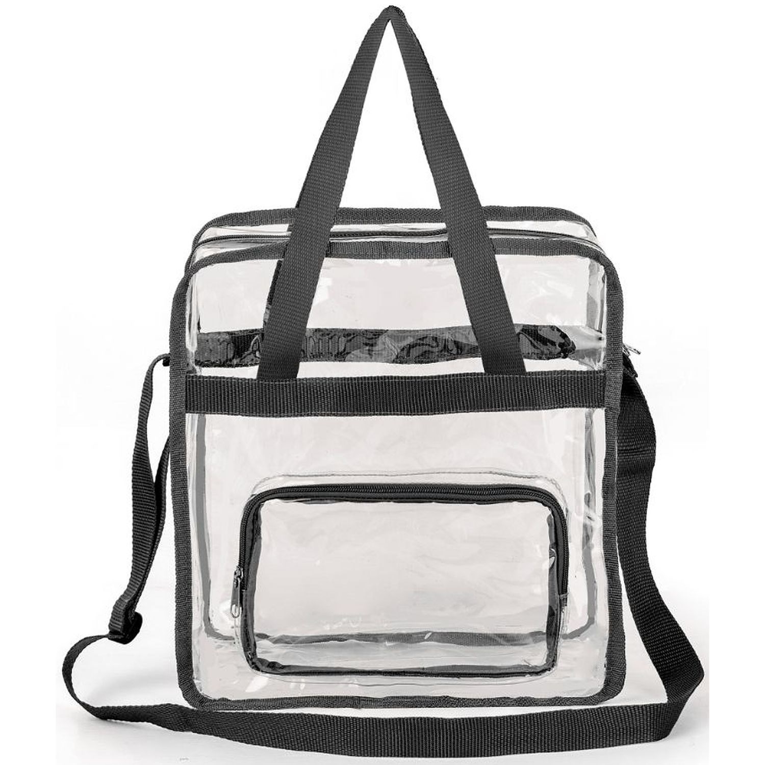 Stadium Approved Tote Bag Clear PVC Transparent Shoulder Handbag 5