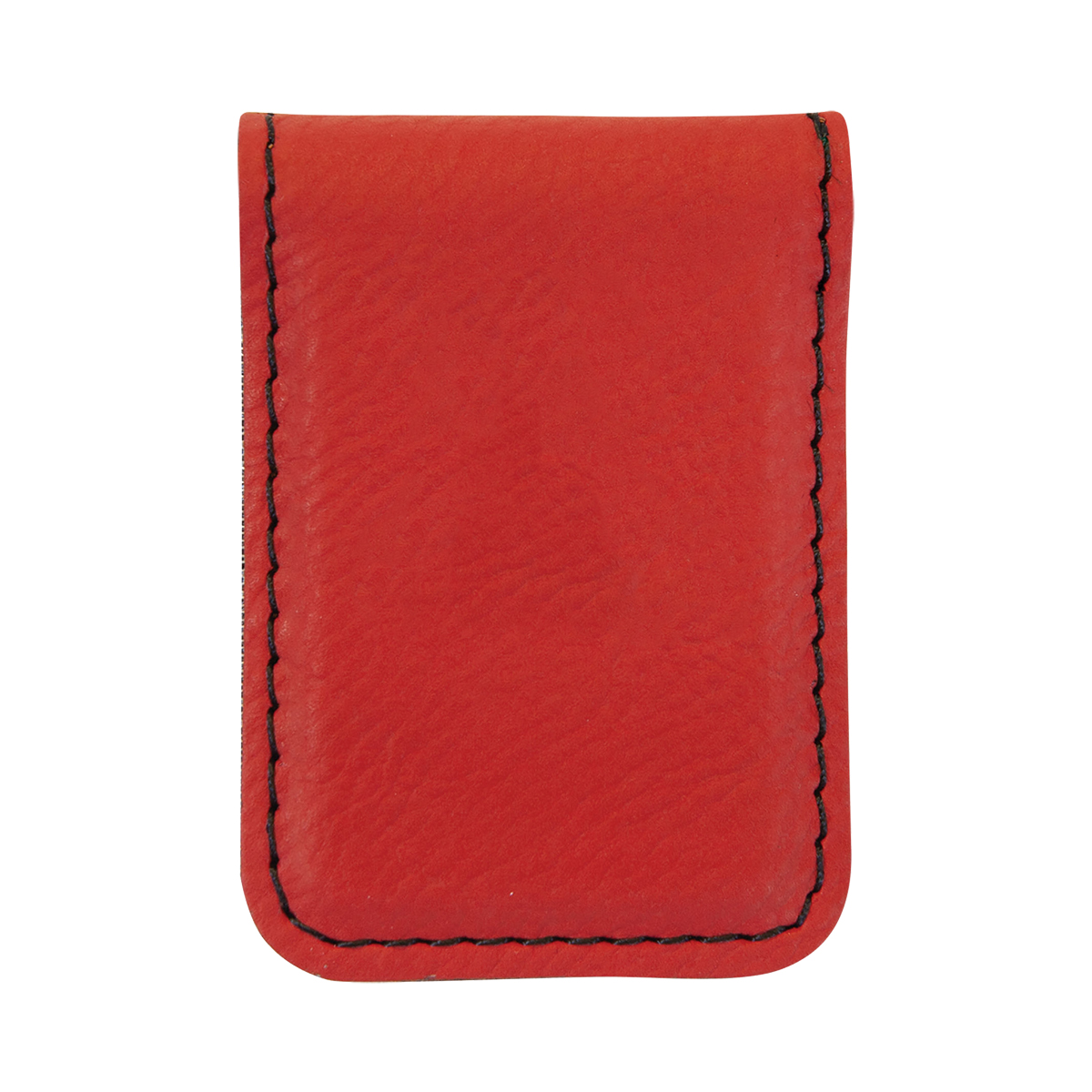 Red Leatherette Money Clip 3