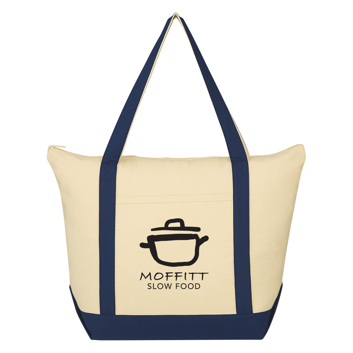 Folksy 12 Oz. Cotton Tote Bag 2