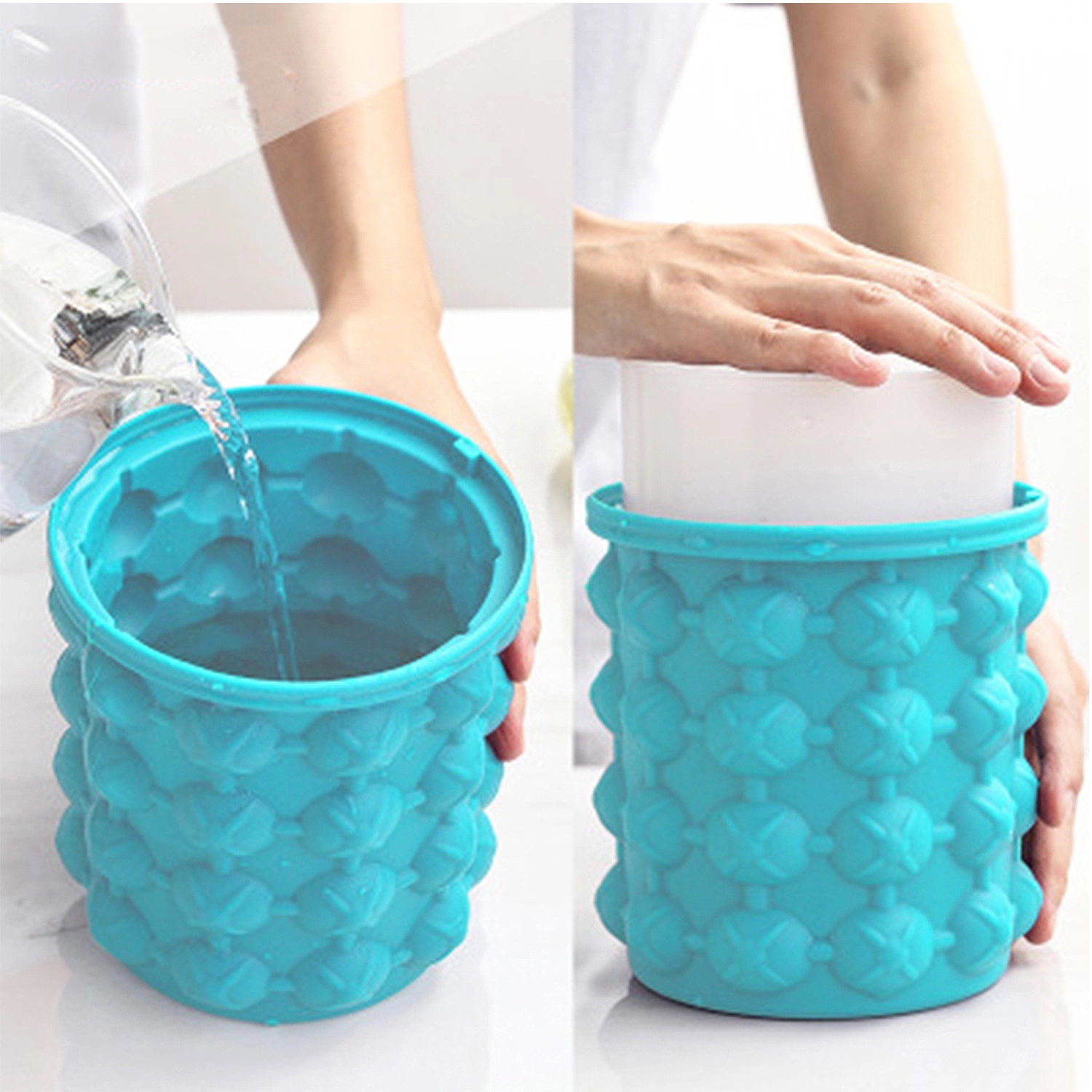 20.29 Oz Silicone Ice Bucket 4