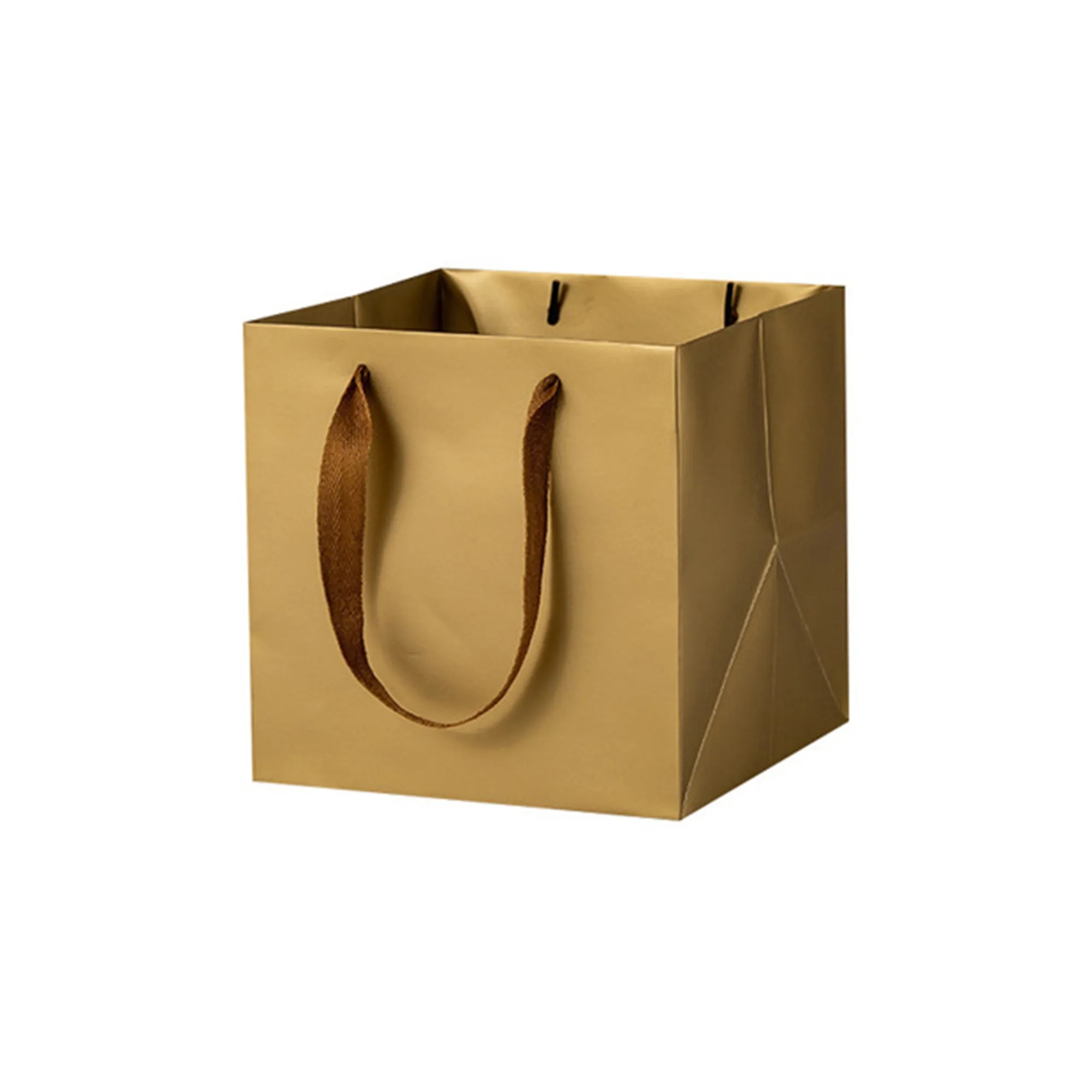 Vibrant Square Paper Gift Bags for Presents With Handles 8