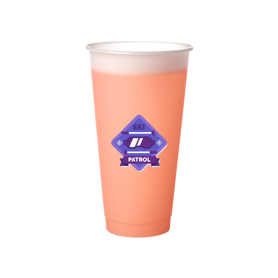 Color Changing  Stadium Cups 24 oz 14