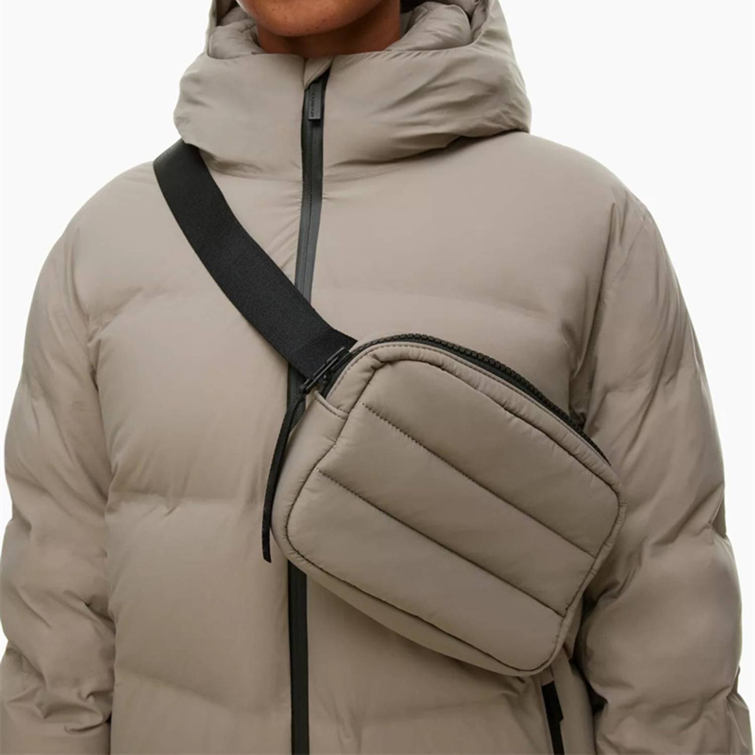 Waterproof Nylon Puffer Waist Bag for Sports Travel 5