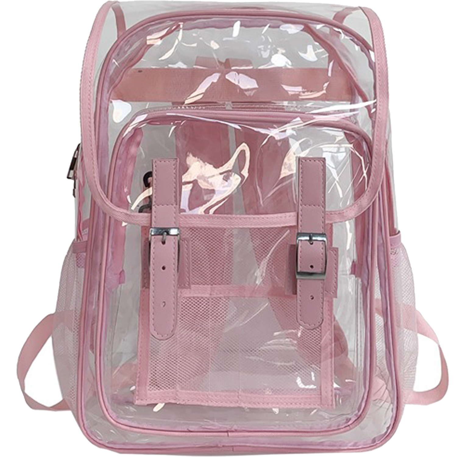 Waterproof PVC Clear Flip Top Backpack 10
