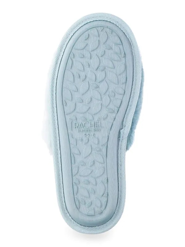 Chic Women's Two Toned Crossband Slippers 4