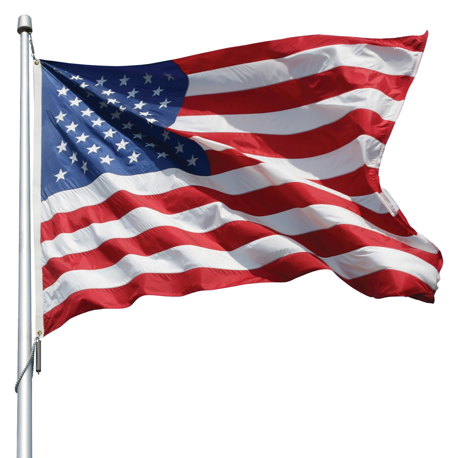 4' x 6' U.S. Outdoor Nylon Flag with Heading and Grommets 4
