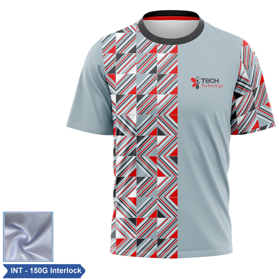 Unisex & Kids' Sublimation Interlock Short Sleeve T-Shirt 4