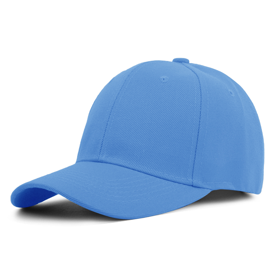 Stock Solid Color Polyester 6-Panel Cap 44