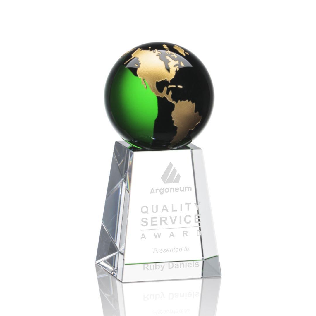 Heathcote Globe Award - Green/Gold 7