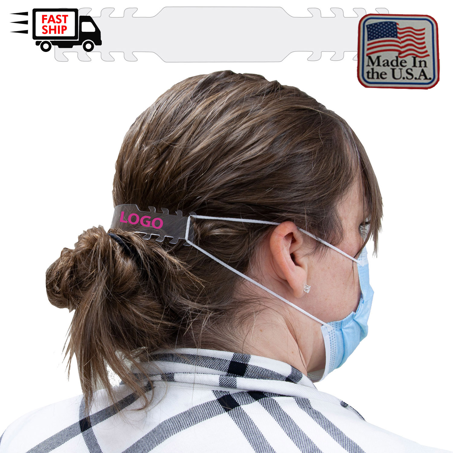 Ear Saver Acrylic Mask Clip 1