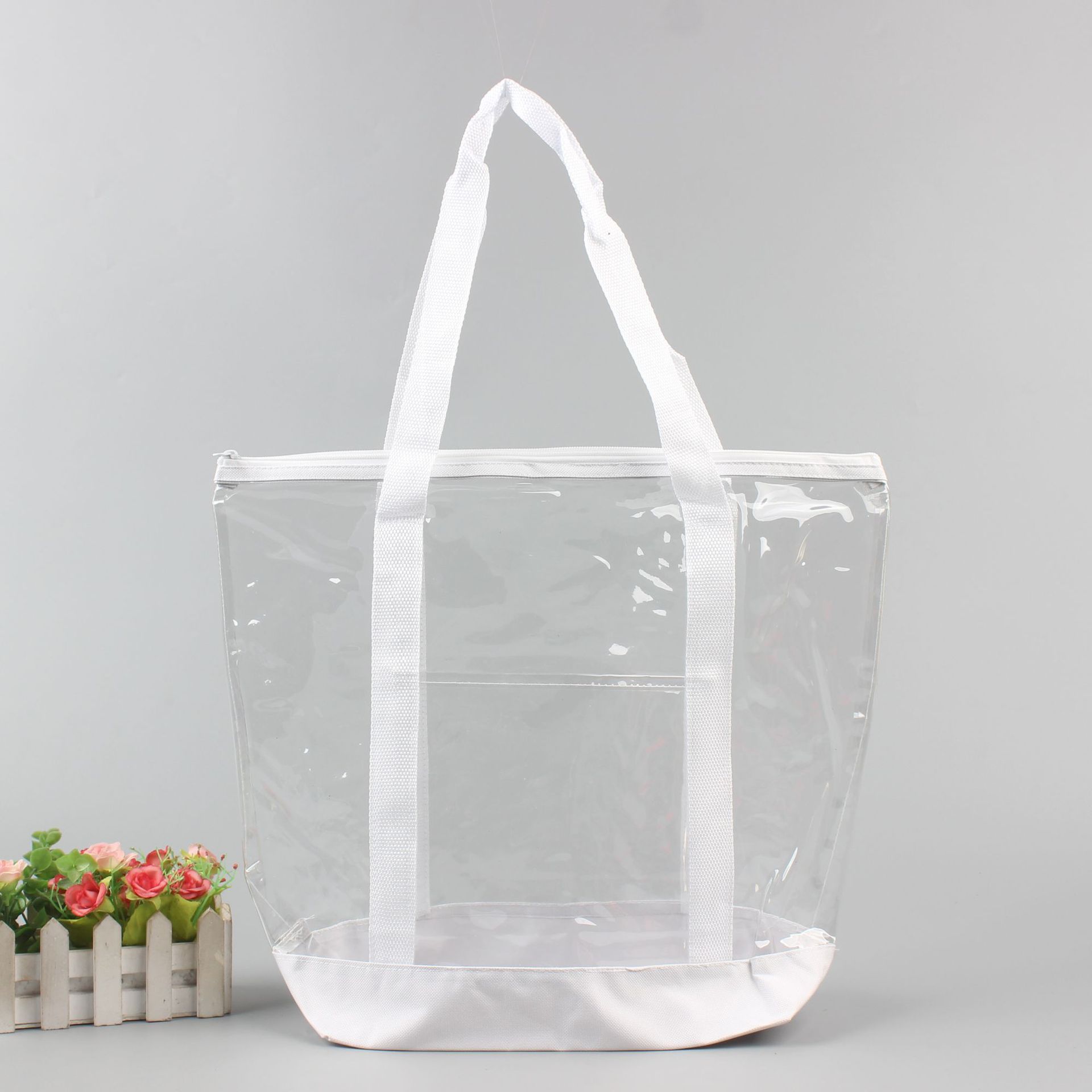 Waterproof Clear PVC Tote Bag 5