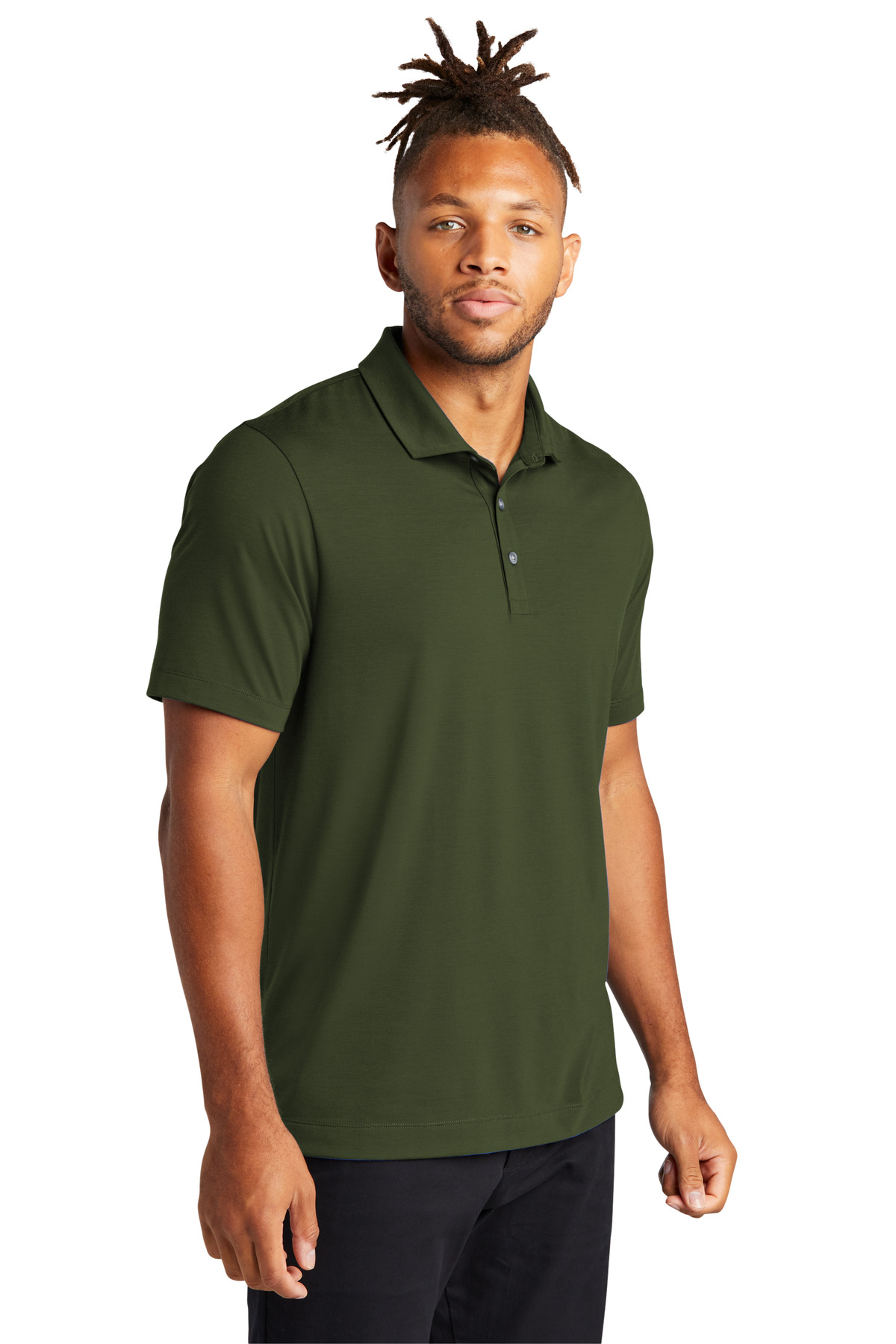 Mercer+Mettle Stretch Jersey Polo MM1014 100