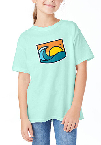 5.2 oz 100% Cotton (preshrunk)