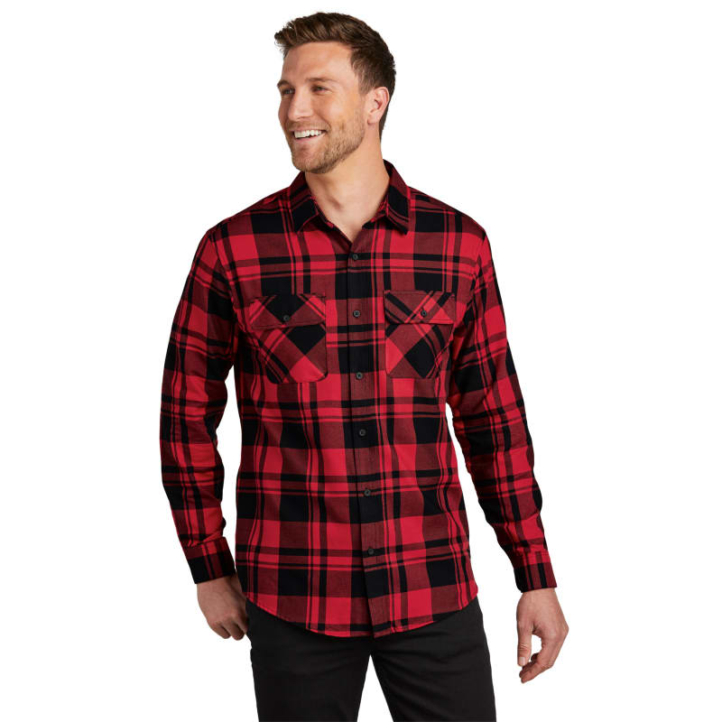 Port Authority Plaid Flannel Shirt. 43