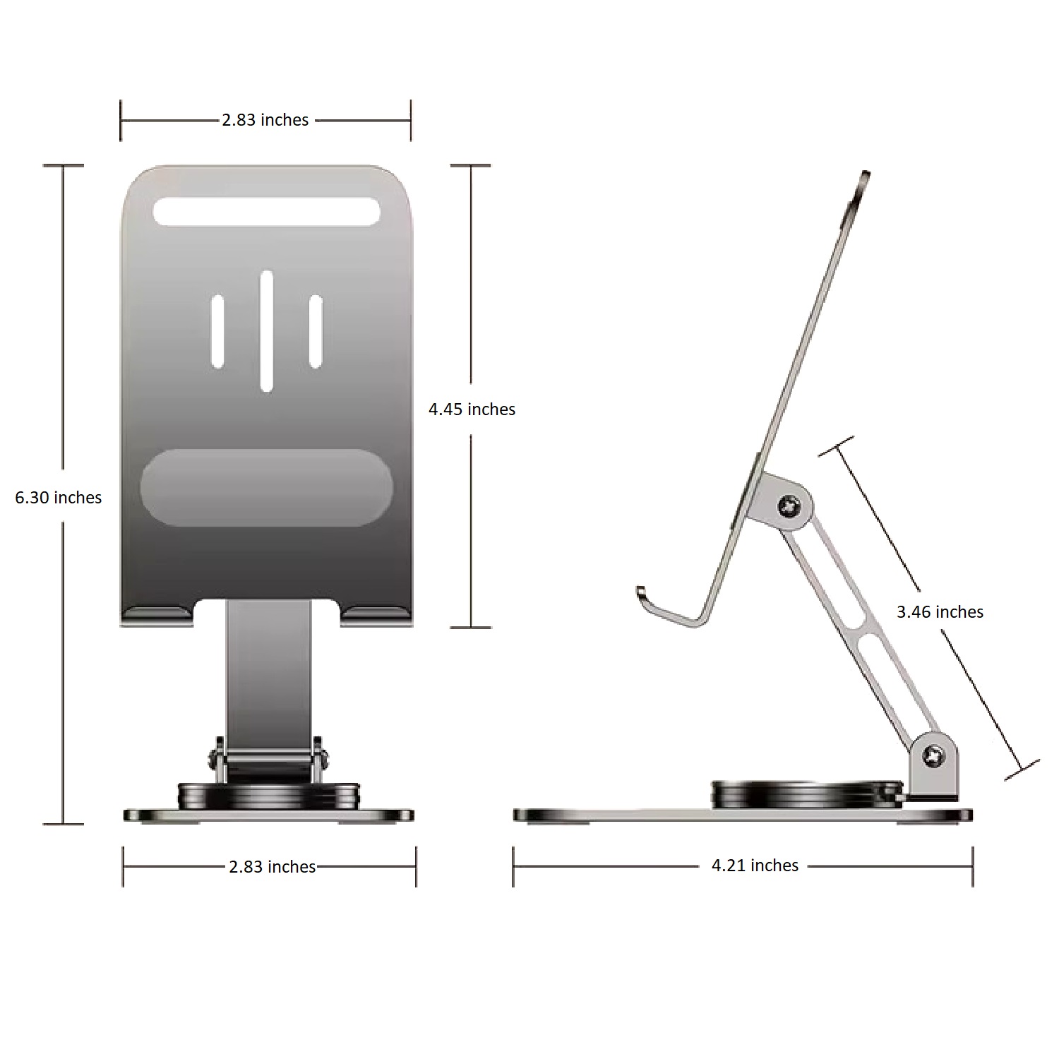 360 Degree Swivel Base Phone Holder Stand 7