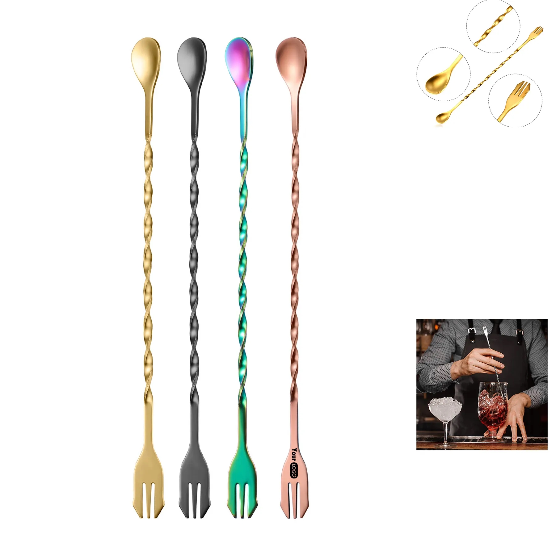 Double Headed Stirring Spoon 2