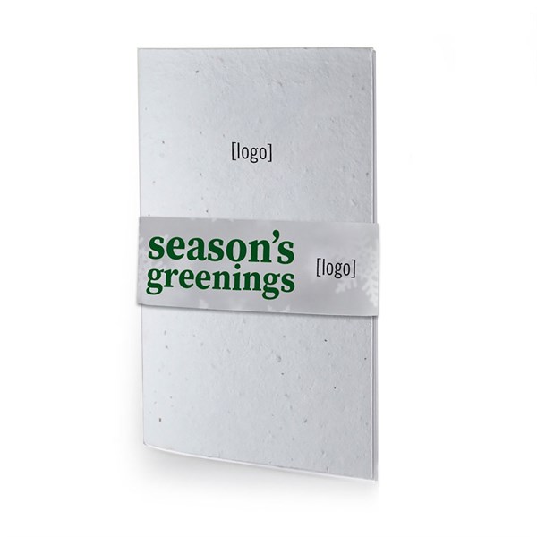Holiday Seed Paper Notebook 3