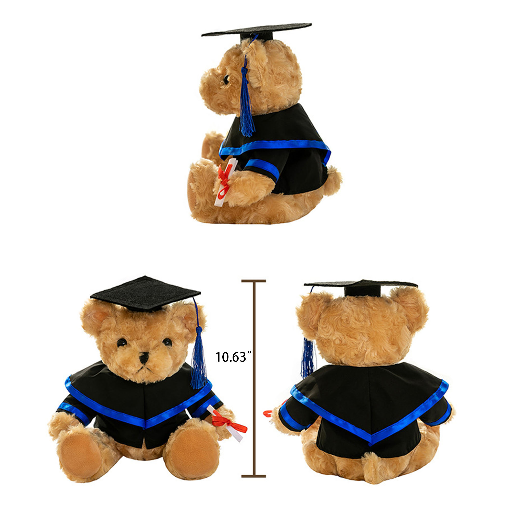 Graduation Teddy Bear Plush Toy 3