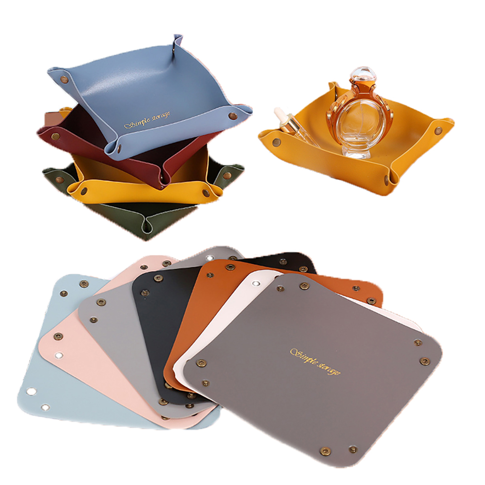 20X20CM PU Leather Storage Box 3