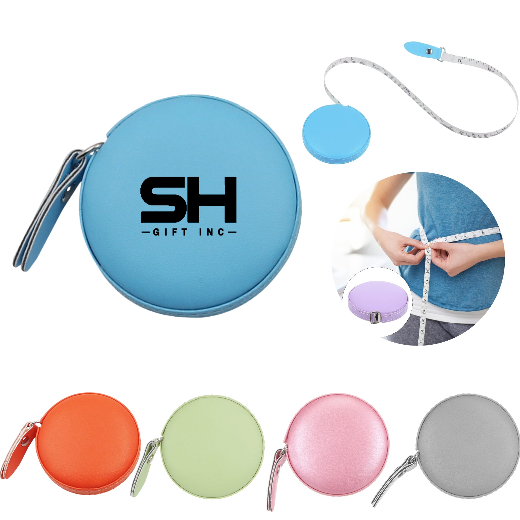 Round Retractable Measuring Tape 2