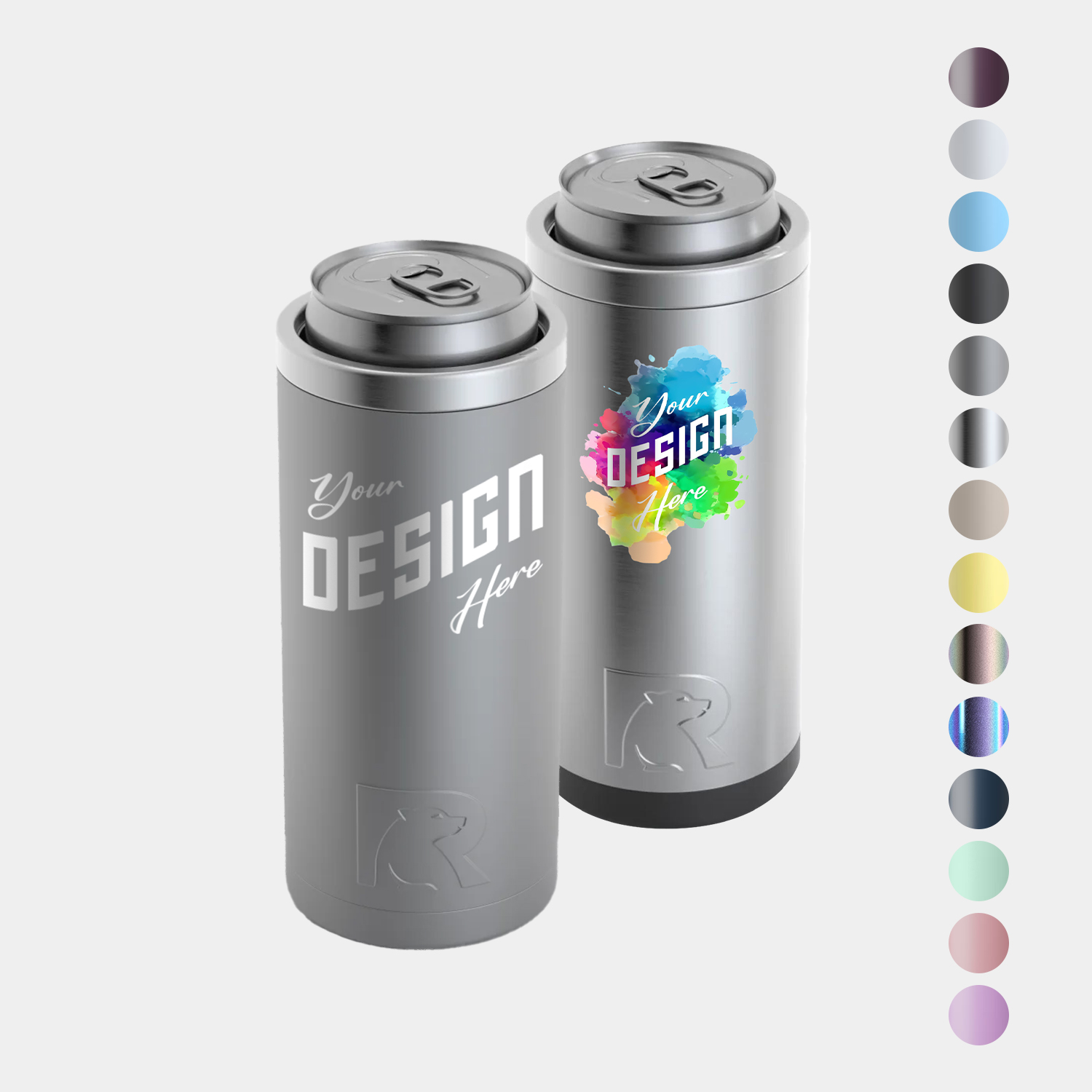 12 Oz RTIC® Stainless Steel Vacuum Insulated Skinny Can Cooler 2