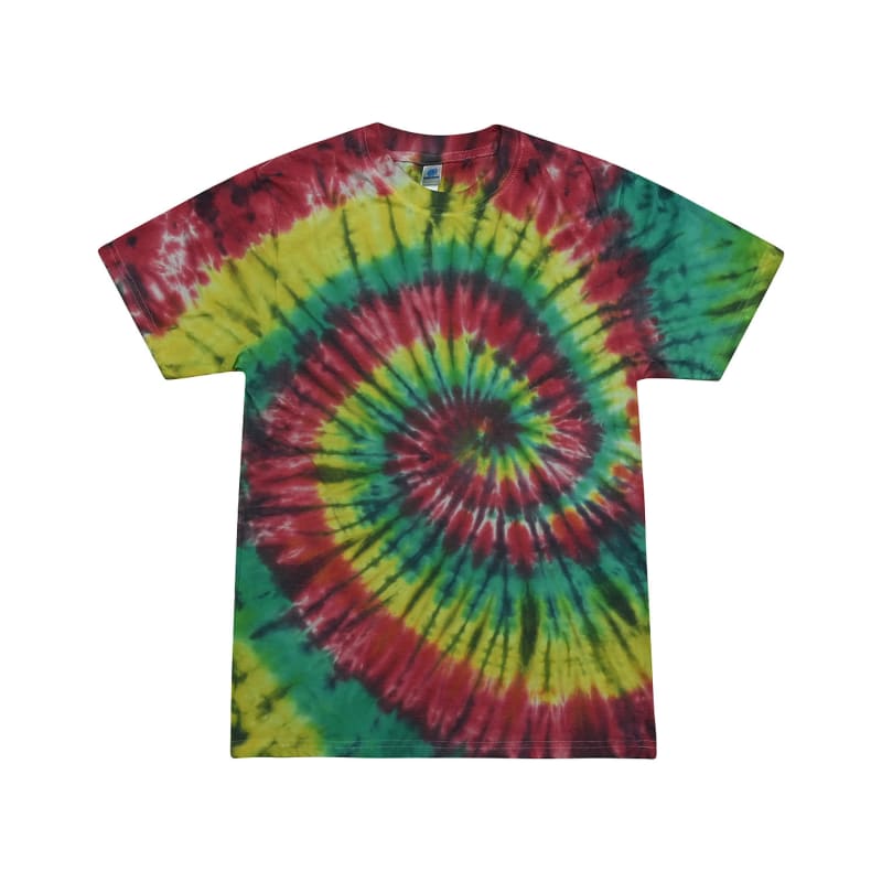 Tie-Dye Adult Burnout Festival T-Shirt 7