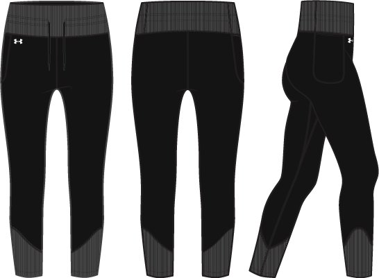 UA Motion Rib Panel Women's Leggings 3