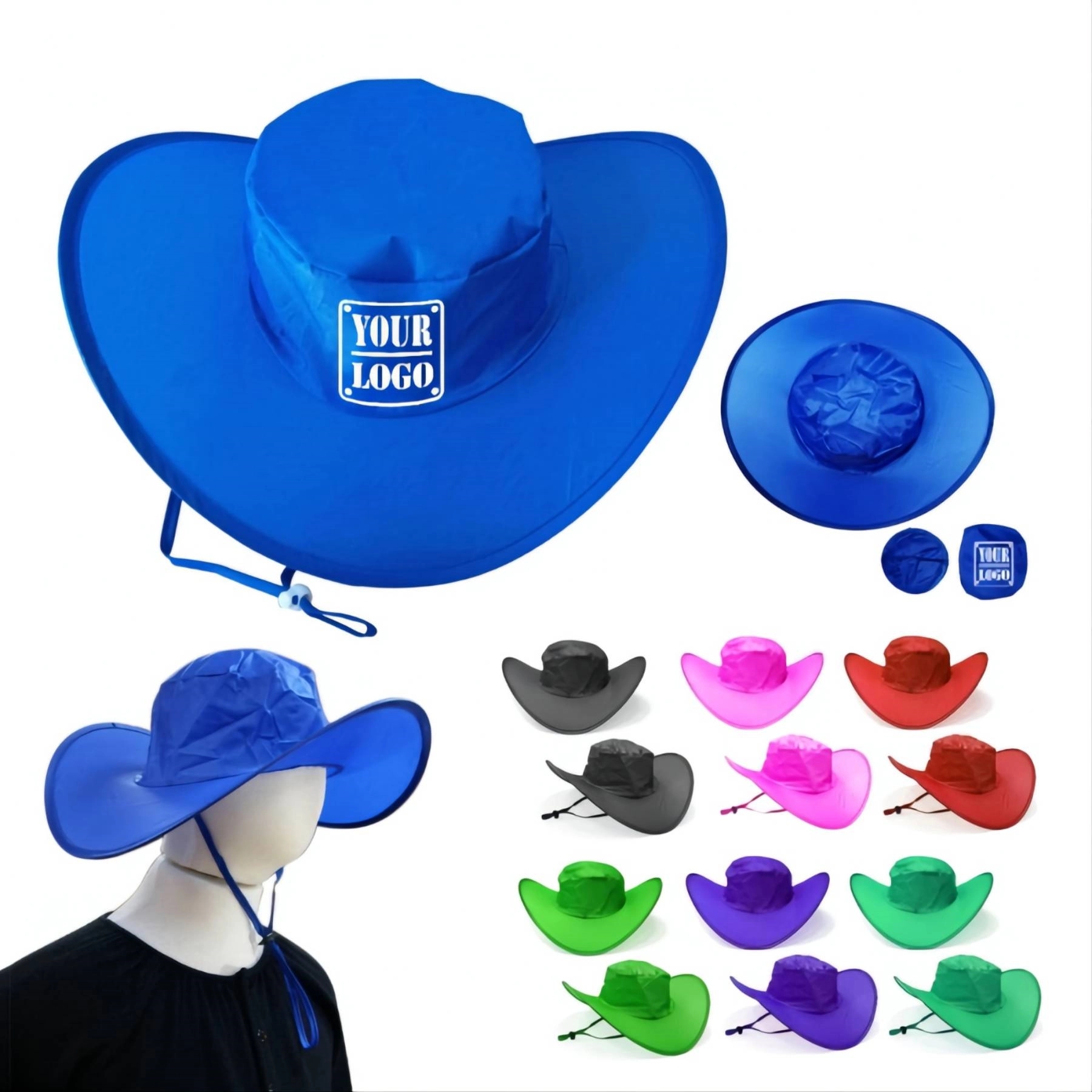 Foldable Cowboy Hat 1