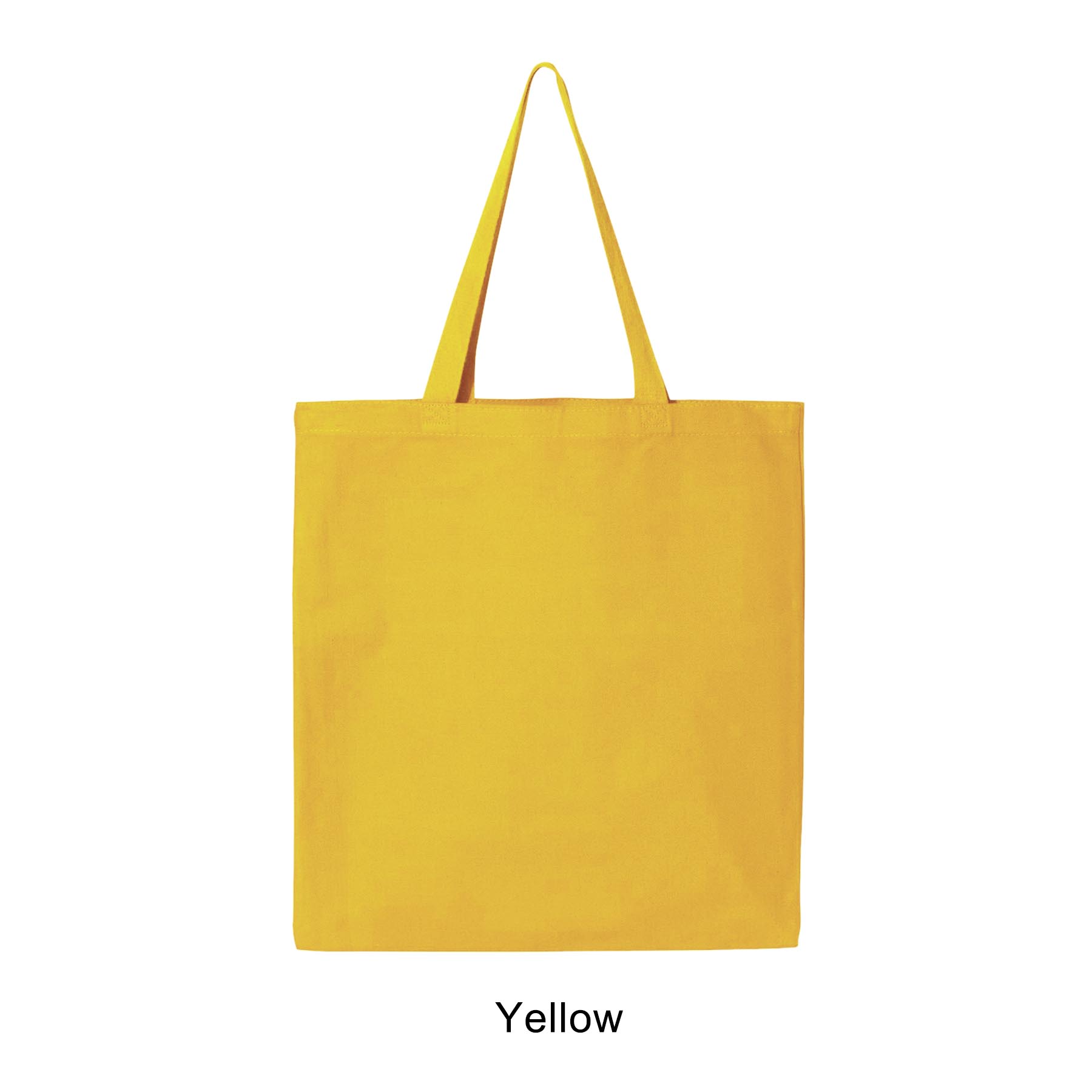 12 oz. Canvas Promotional Colored handle Tote Bag 29