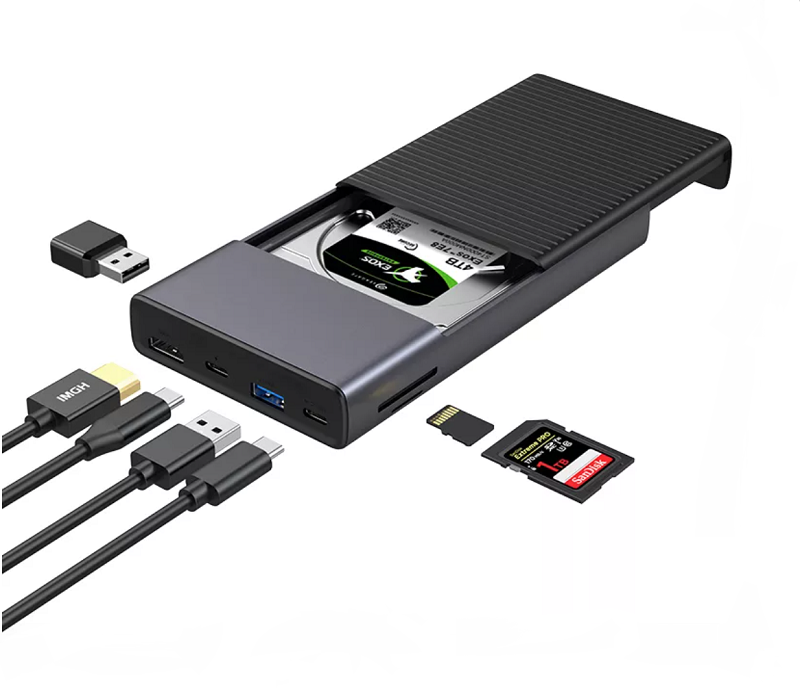 7-in-1 HDD USB Hub 3