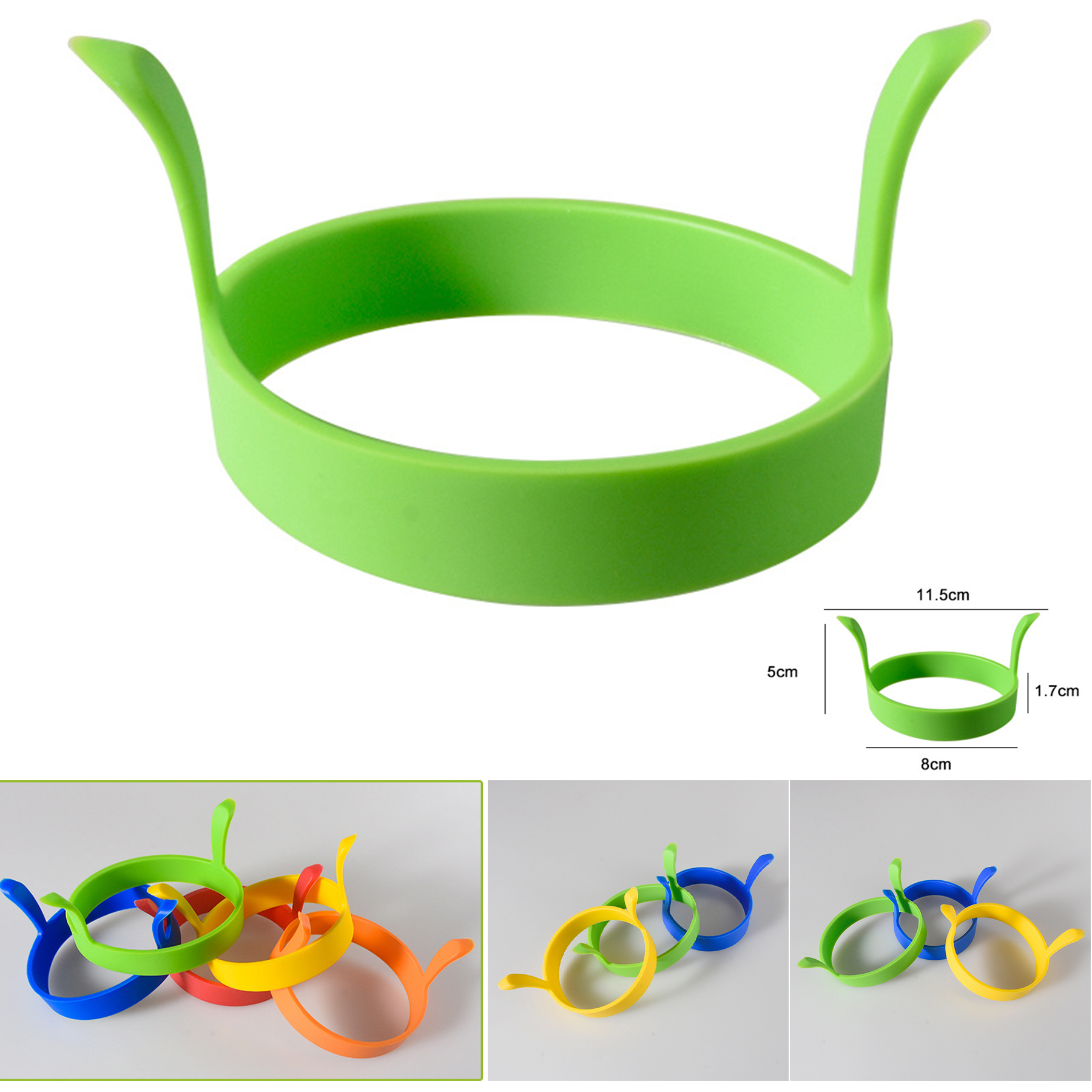 Silicone Round Egg Rings Mold 2