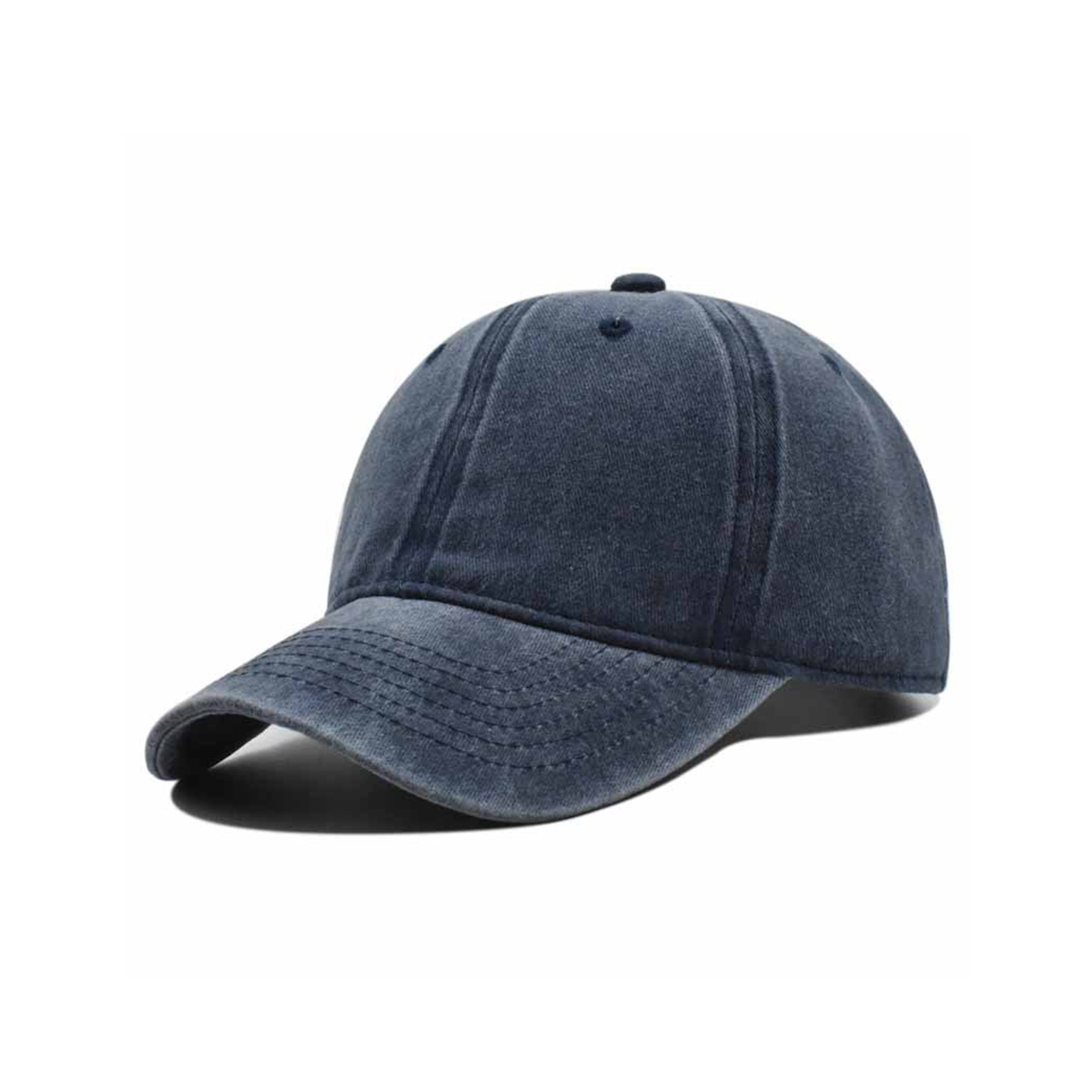Washed Cotton Baseball Cap Low Profile Adjustable 3