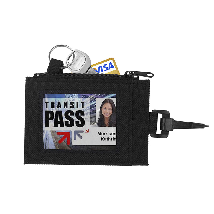 Mobile Tech Earbud Kit in Travel ID Wallet Components inserted into Zipper Pouch ID Wallet 11