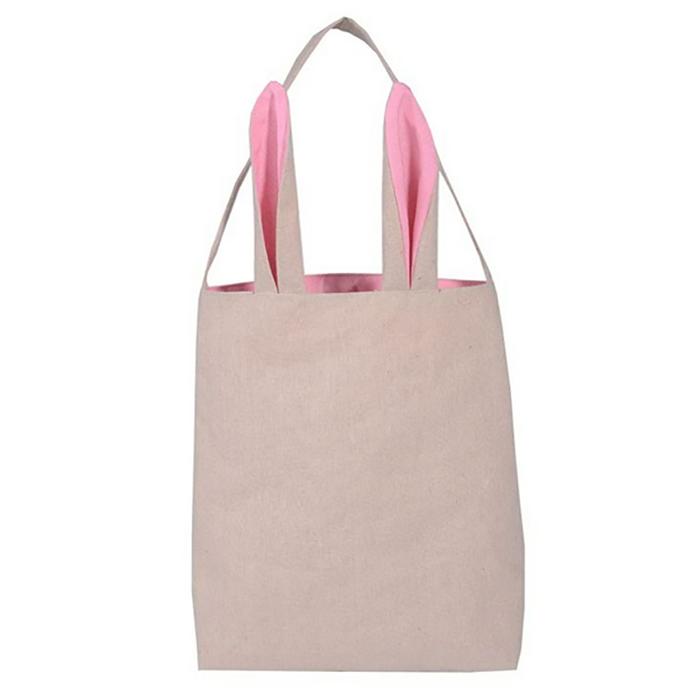 Burlap Easter Bunny Bags 7