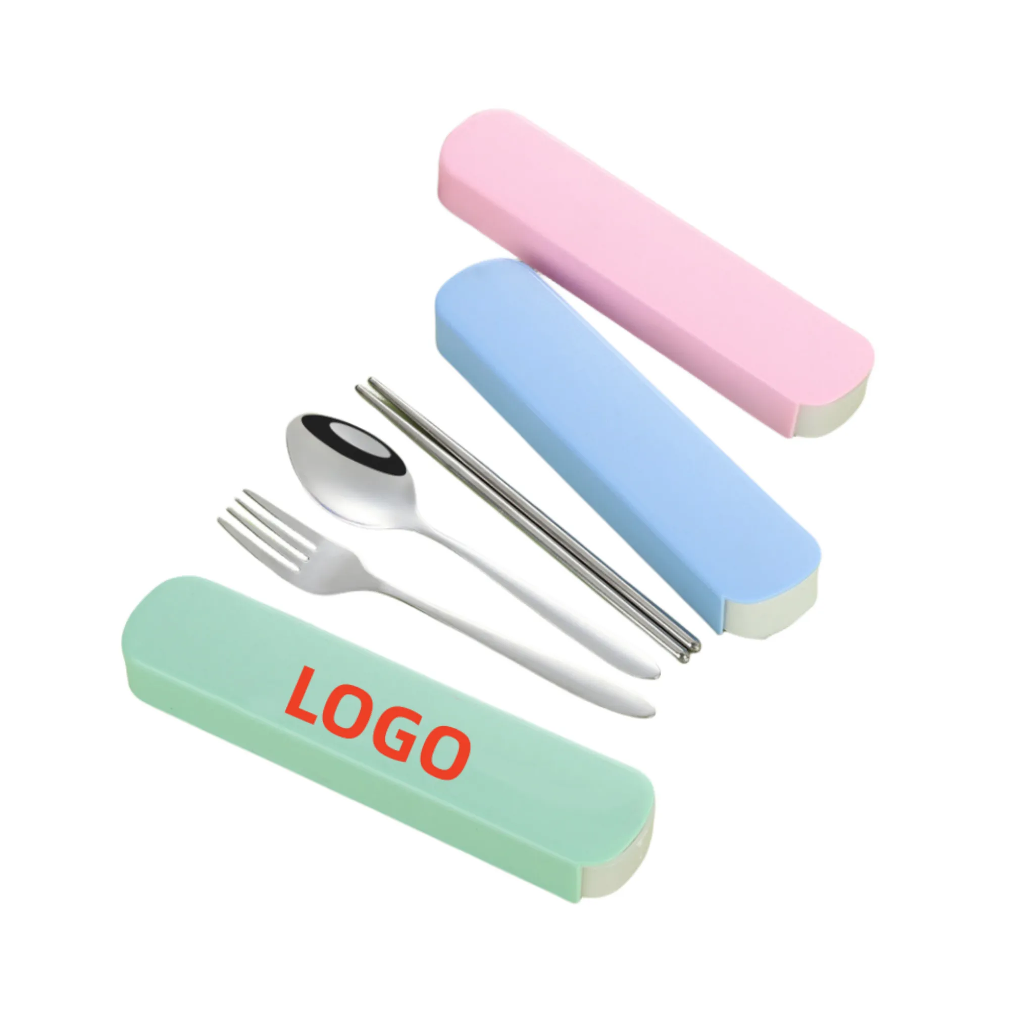 3 Piece Portable Travel Flatware Set 2