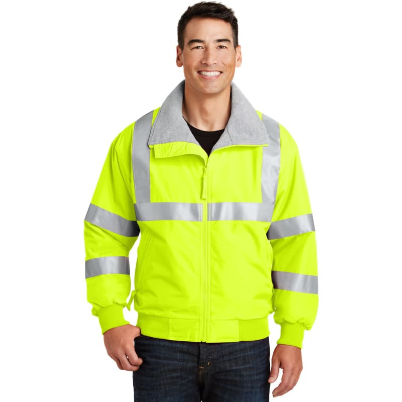Port Authority Enhanced Visibility Challenger Jacket With Reflective Taping. 8