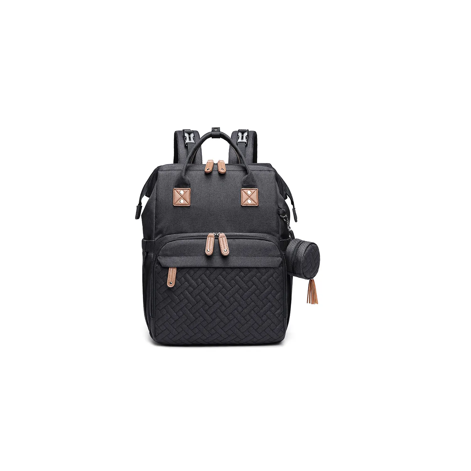 3 in 1 Diaper Bag Backpack with Bassinet Bed Mat Pad 4