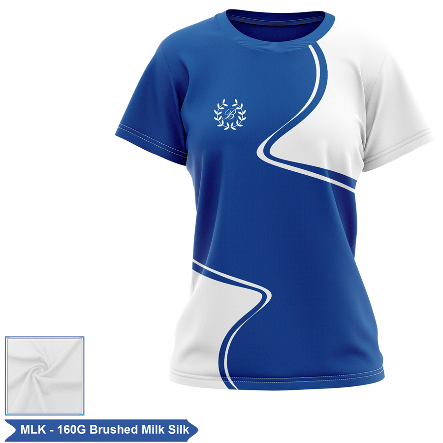 Women's Sublimation 160G Brushed Milk Silk Short Sleeve Tee 2