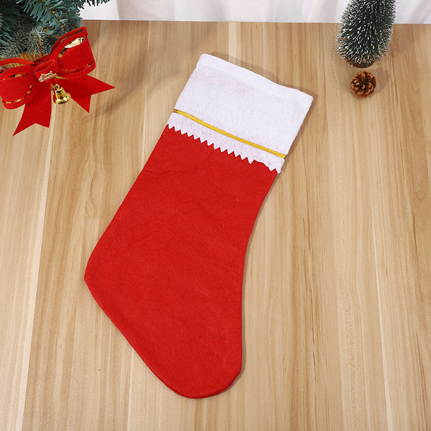 Felt Christmas Santa Stockings 6