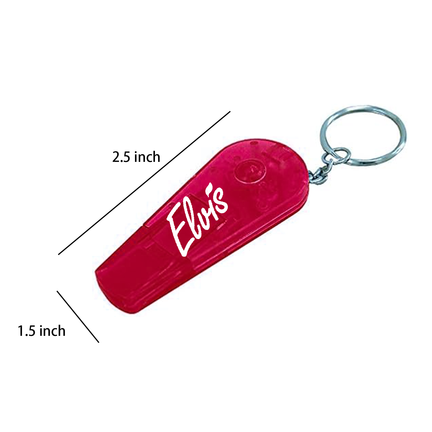 Key chain with whistling LED light 5