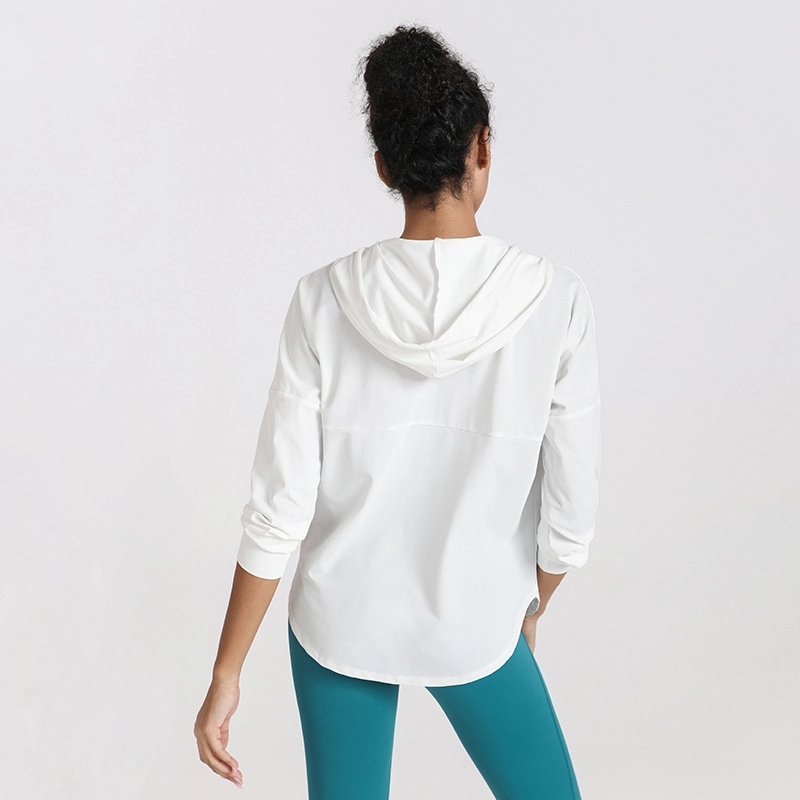 UPF50+ Full Zip Quick-Dry Cooling Sport Hoodie Jacket -Women 15